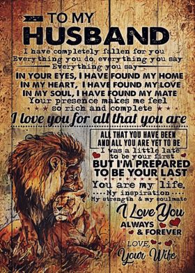 To My Husband