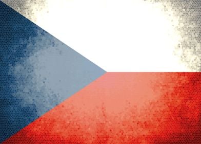 Czech vintage flag