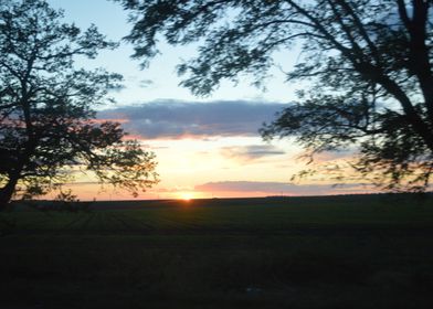 Sunset in Ukraine