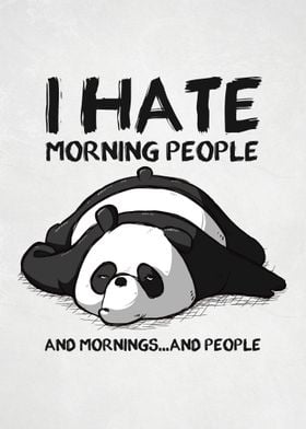I hate morning people