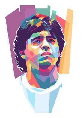 Diego Maradona in Pop ART