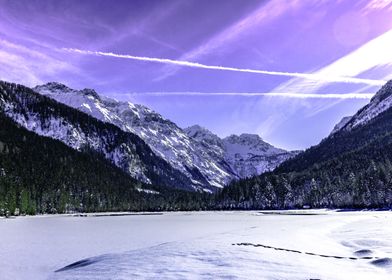 Blue lagoon in Salzburg