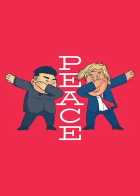 Trump and Kim peace