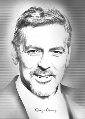 George Clooney Sketch