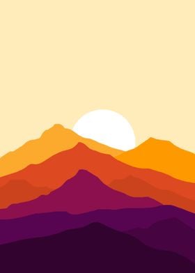 SUNSET LANDSCAPE