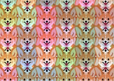 Corgi Face Pattern 5