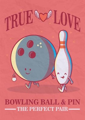 Bowling ball and Pin
