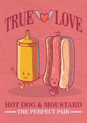 Hot dog and Moustard