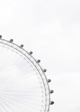 Cloudy London eye