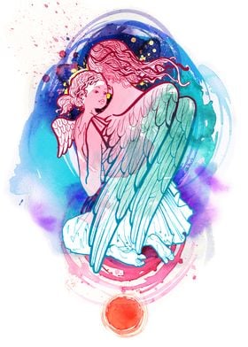 Angels hug