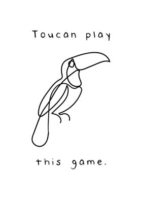 One line toucan play this