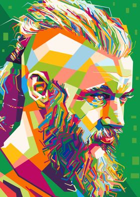 Bearded Man In WPAP Style