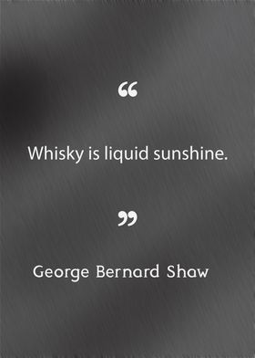 George Bernard Shaw Whisky