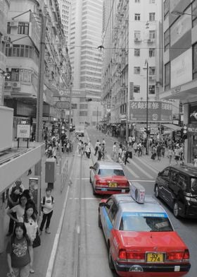 Red Taxi Hong Kong