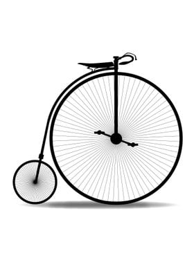 Penny Farthing Silhouette