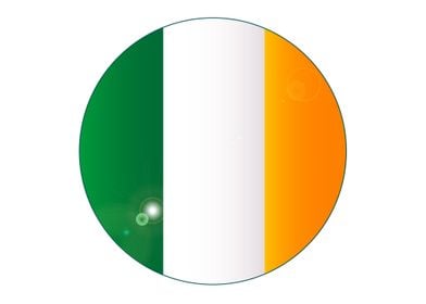 Irish Flag Button