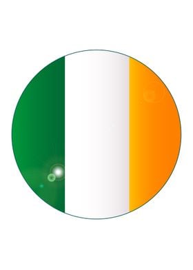 Irish Flag Button