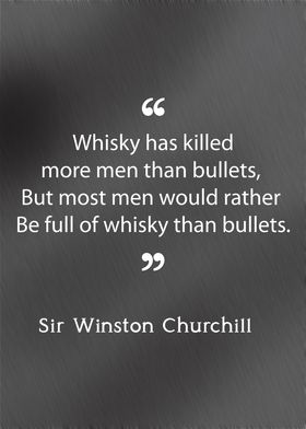 Churchill on Whisky