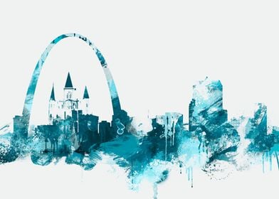 St Louis Missouri Skyline