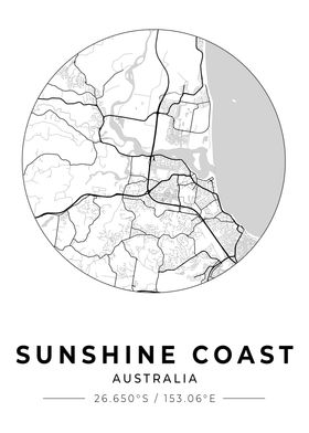 'Sunshine Coast Australia' Poster by Conceptual Photography | Displate