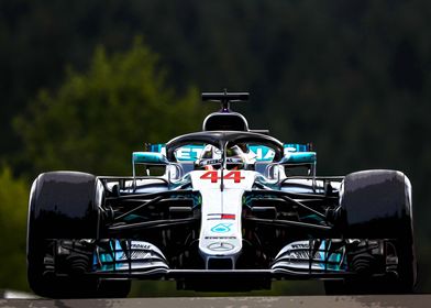 Lewis Hamilton front