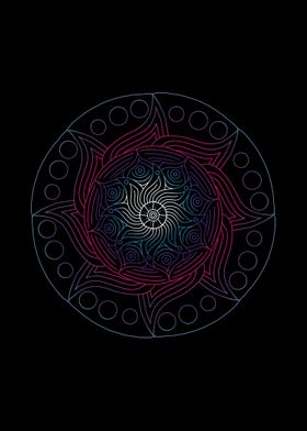 mandala pattern circle 1