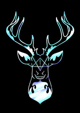 Glowing Deer head 