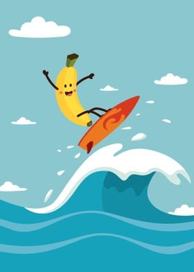 Banana Surfing