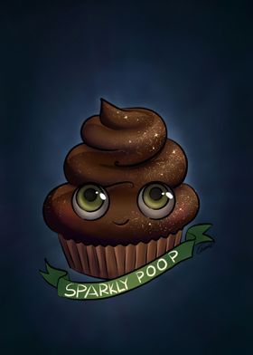 Sparkly Poopcake