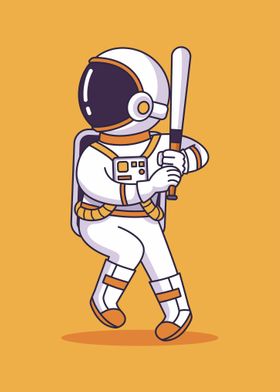 Baseball Astronaut