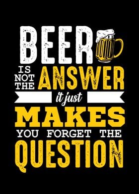 Funny Beer Poster 