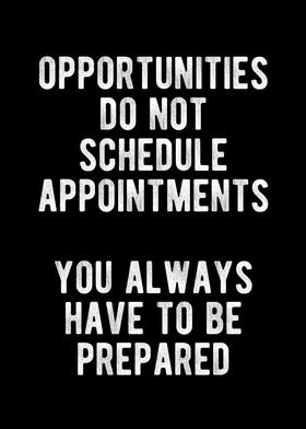 Always Be Prepared Quote