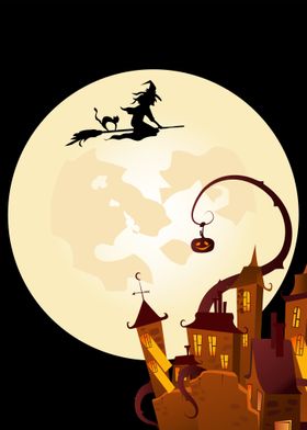 halloween night poster