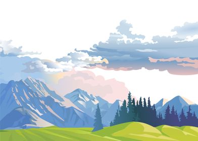 poster mountains