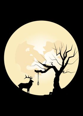 deer night poster