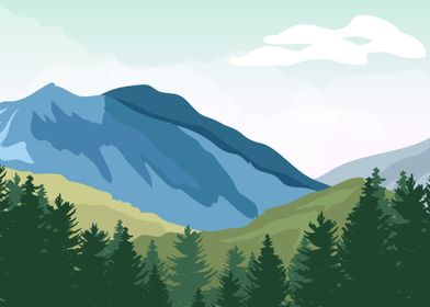 poster mountains