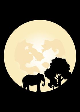 elephant night poster