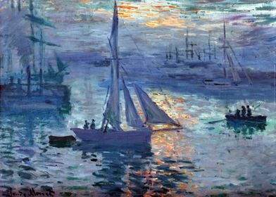 Claude Monet Sunrise