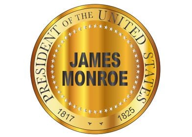 James Monroe Gold Stamp