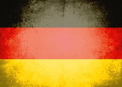 Germany vintage flag