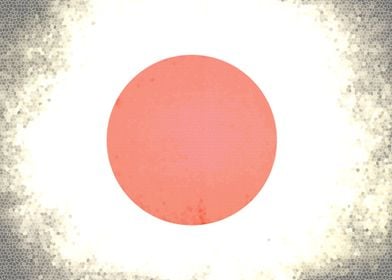 Japan vintage flag