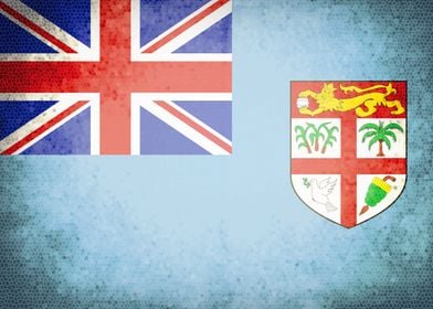 Fiji vintage flag