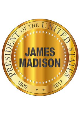 James Madison Gold Stamp