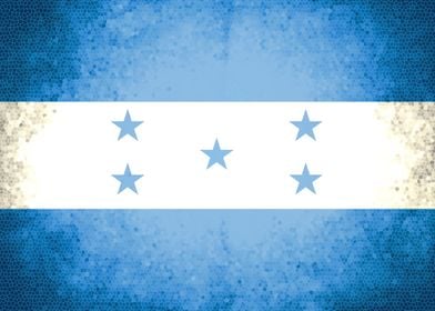 Honduras vintage flag