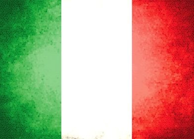 Italy vintage flag