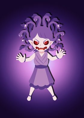 cute Character Medusa