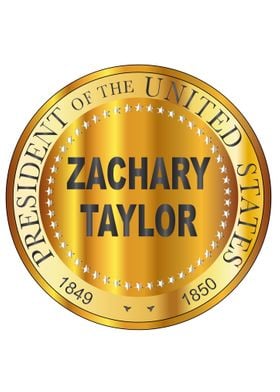 Zachary Taylor Gold Stamp 