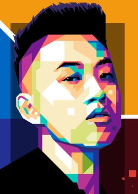 rich brian in art wpap 