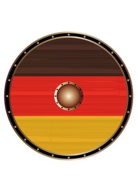 Germany Flag Viking Shield