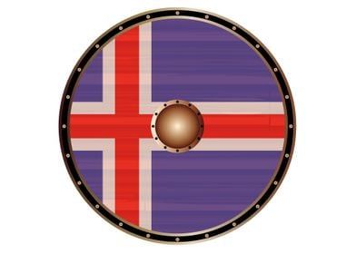 Icelandic Flag Viking Shie